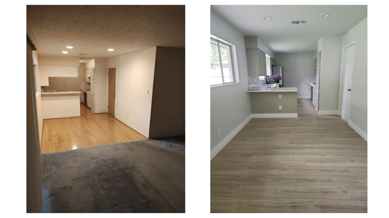 Living Rm - Before | After