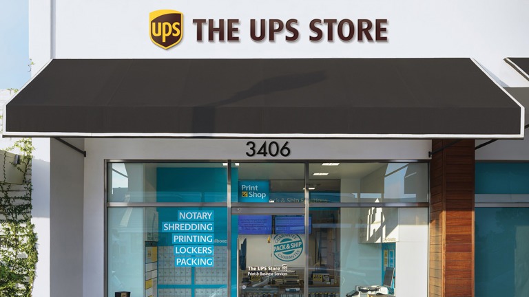 not actual storefront