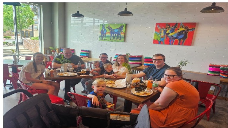 Happy Family Enjoying Lunch