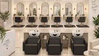 Turnkey 6-Station Salon Near Beverly Hills | RENT ONLY $4,164/MO.