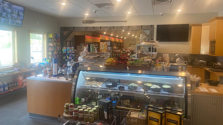 Deli and store counter 