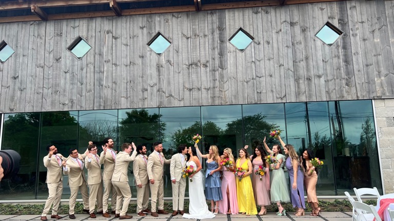 Wedding in Courtyard