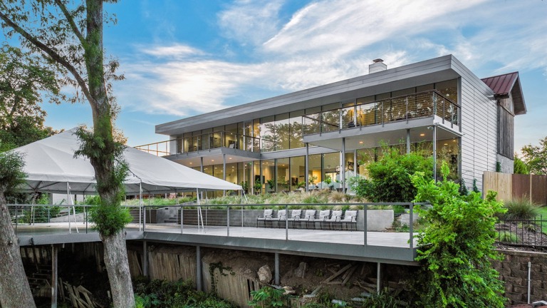 Cantilevered Patio