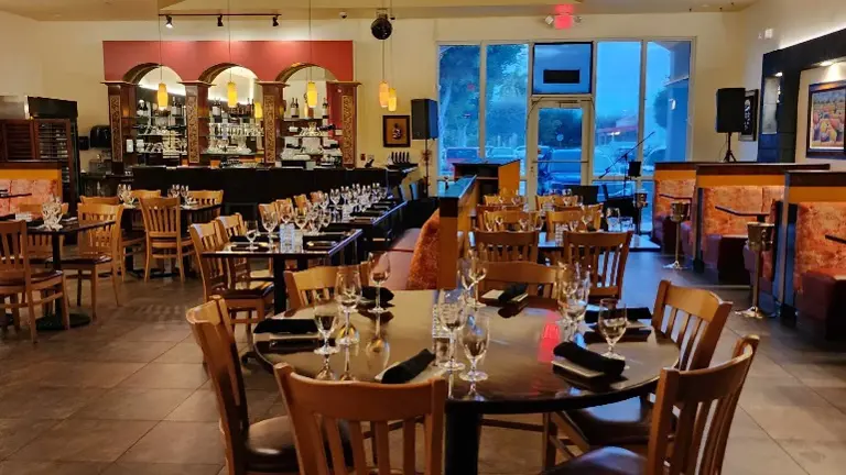 Main dining center and bar