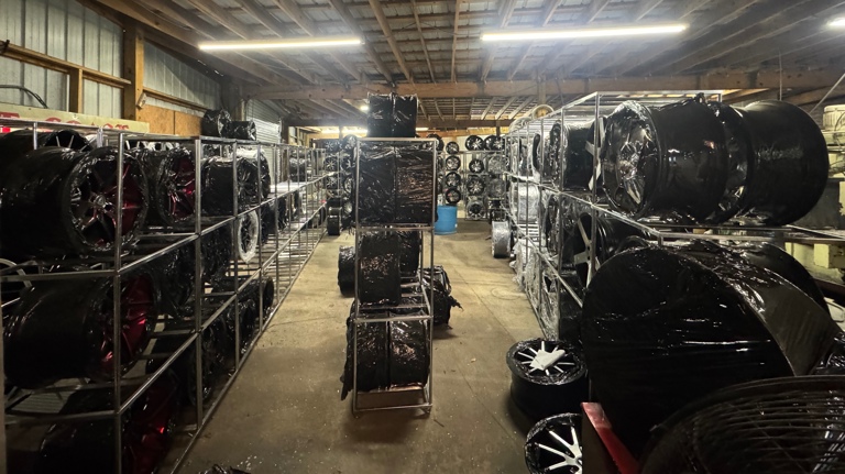 Large inventory of wheels 