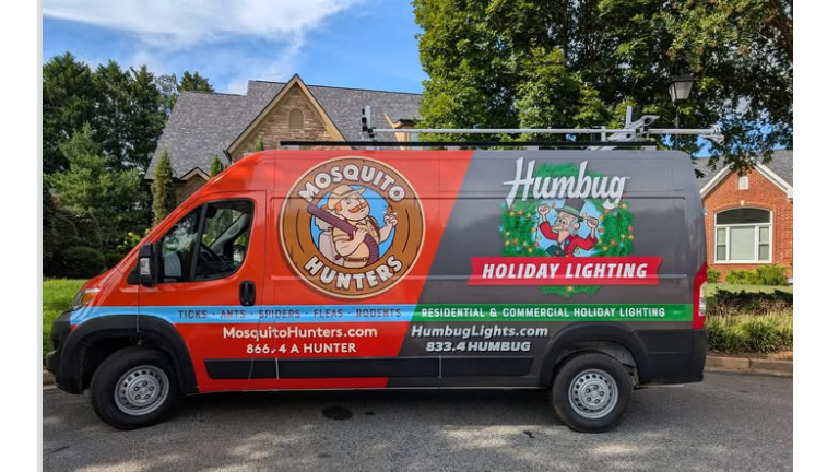 Mosquito Hunters, Pest Hunters and Humbug Service Vehicle