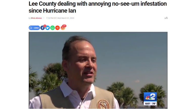 Mosquito Hunters SWFL, Mosquitoes & No-See-Ums in SWFL News