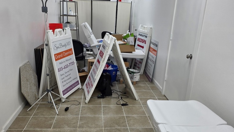 Large Clinical Space for Esthetician