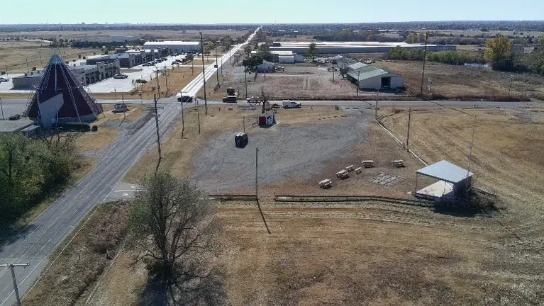 Aerial View of Building and Leased Lot