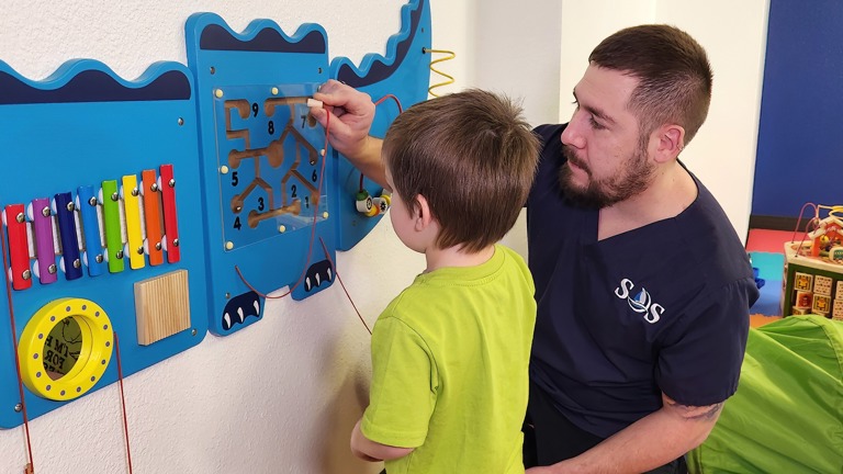 Child with BCBA