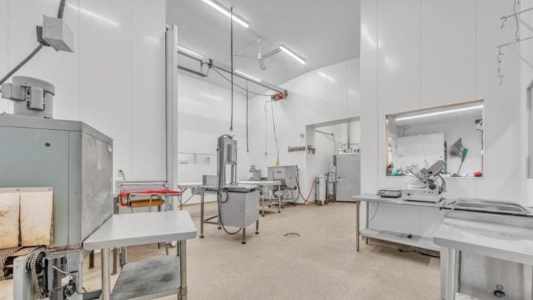 Meat processing facilities are new and USDA inspected; equipment can be included with purchase.