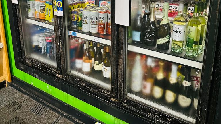 Wines in Cooler Doors