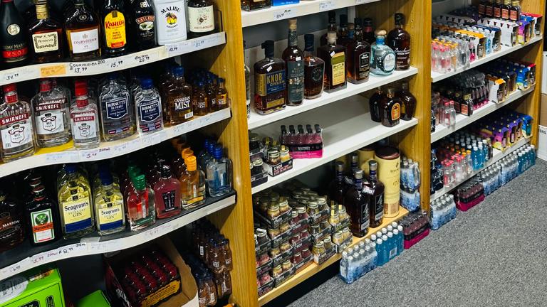 Behind Counter