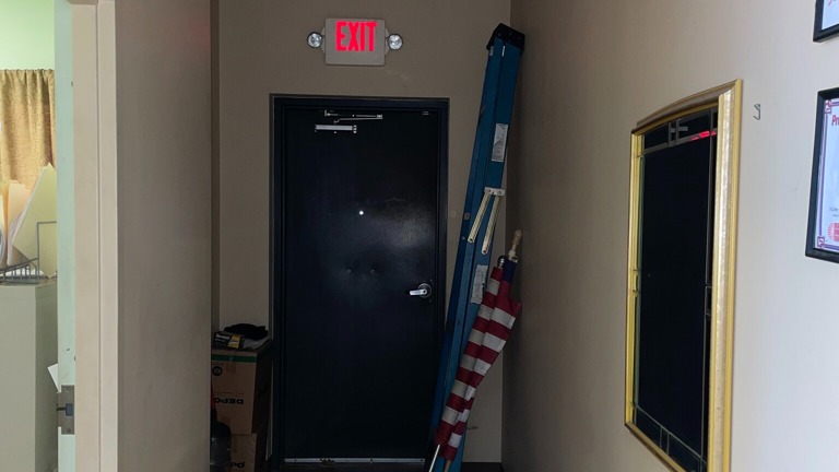 Hallway Exit Door 