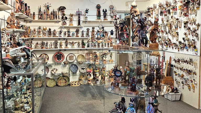 Hopi Kachinas, Zuni Fetishes, Jewelry