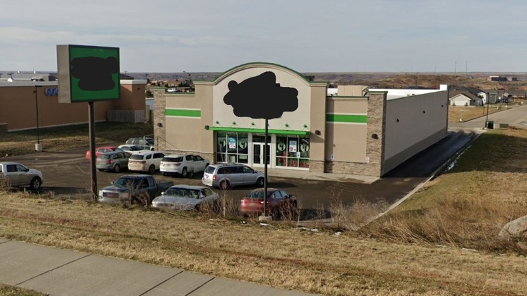 Parking and open areas adjoining
