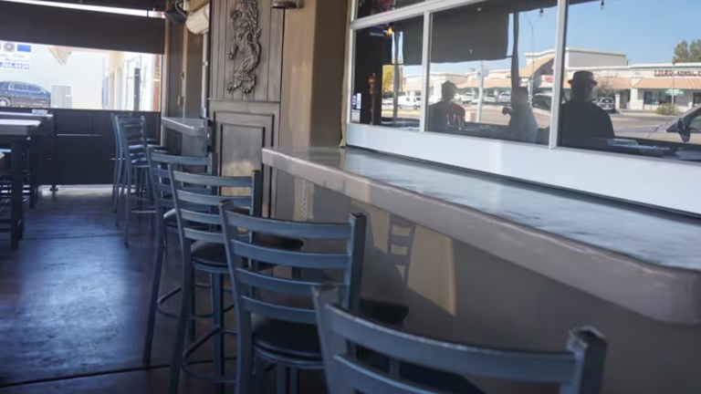 Outdoor patio area