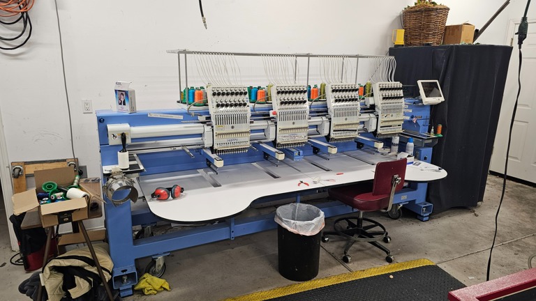 Happy Embroidey machine
