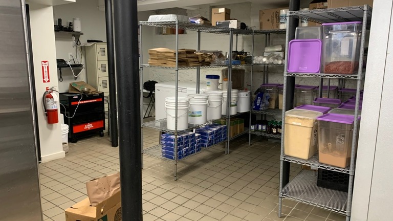 upper-level kitchen