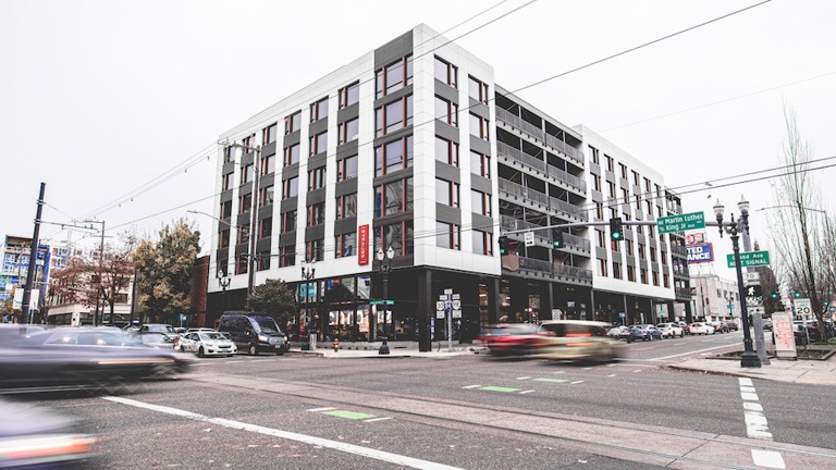 Corner of MLK & Burnside