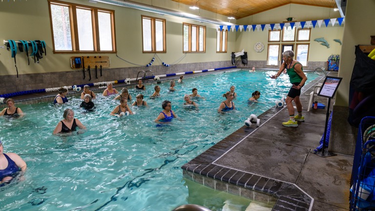 Lap and water based activities pool