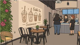 Turnkey Boba Tea Shop – Stylish Interior, Fully Equipped