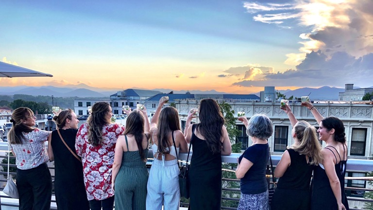 Views from the rooftop sunset tour