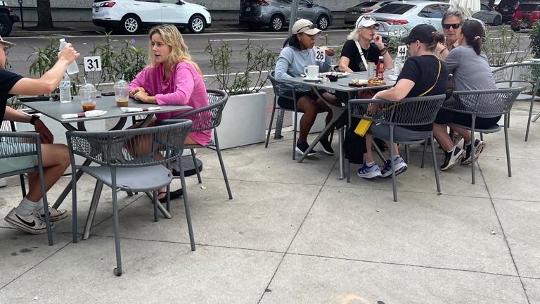 Diner with out side seating
