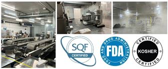 In Miami, FDA Food Factory with SQF & KOSHER Certification for sale.