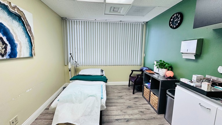 5 Generously-sized Treatment Rooms with same layout.