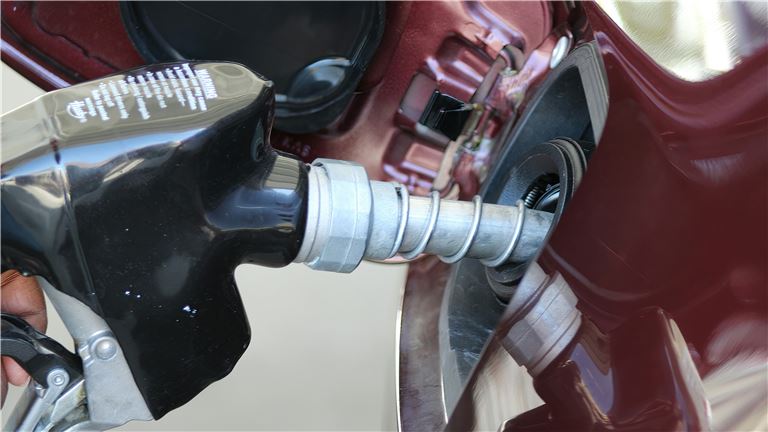 pumping gas