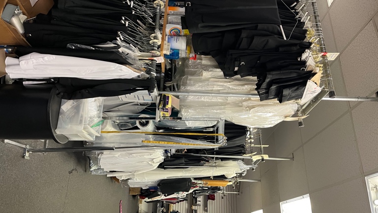 Rows of inventory