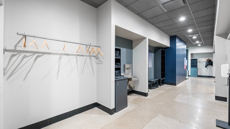 hallway/locker area