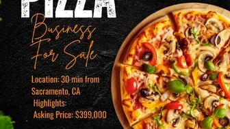 Franchise Pizza Restaurant for Sale in Placer County