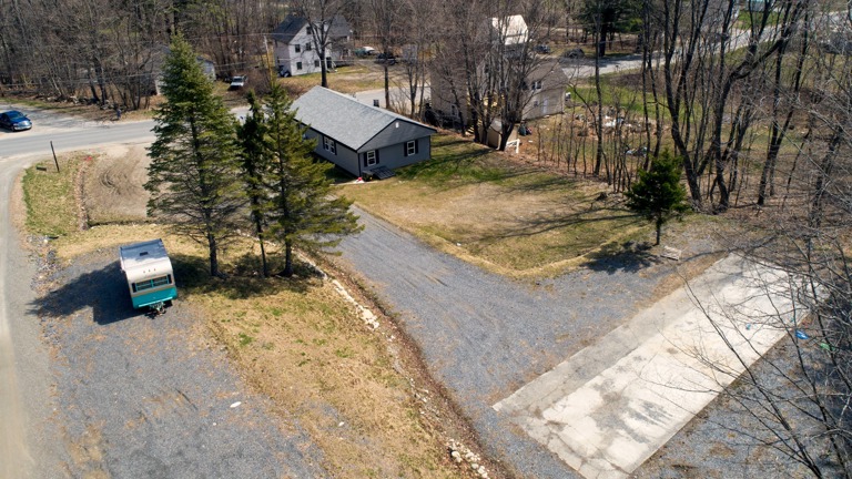 existing slab and outdoor storage spots