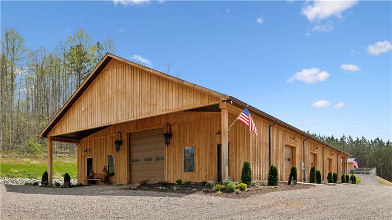 Exterior of Bunk house/garage/offices