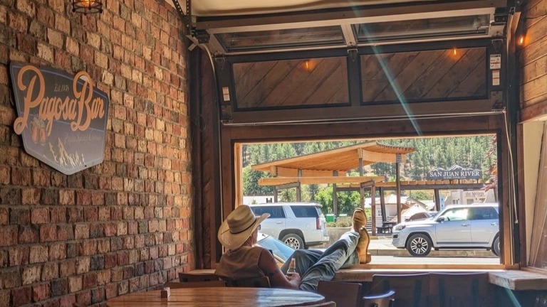 Front roll up window to let in a cool summer breeze