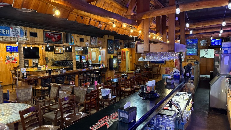 Inside restaurant