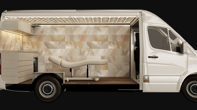 Massage Van interior