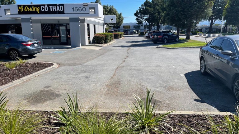 building with plentiful of parking