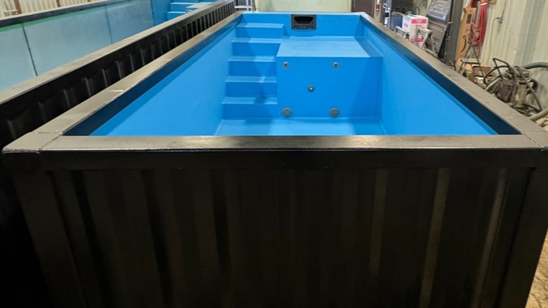 Pool building