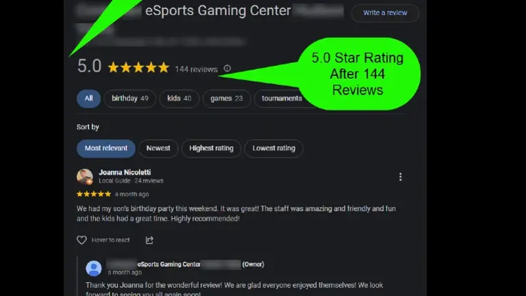 Customers Love this eSports Business