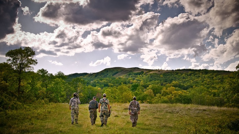 Hunting on the land