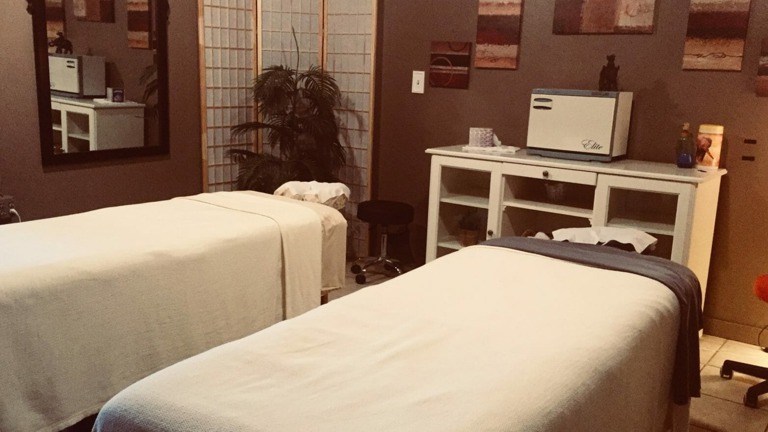 One of the massage rooms