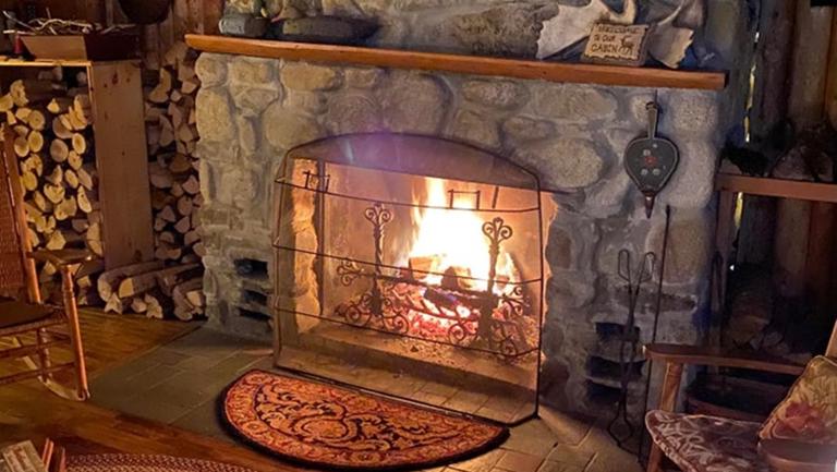 Lodge Fireplace... Lodge Fireplace...