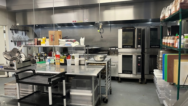 Kitchen and hood