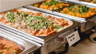 Authentic Italian Grocery Market with Pizza Ovens