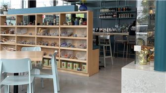Modern Two Story Café and Bar in Prime Houston Location