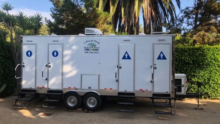 4 unit Restroom on location