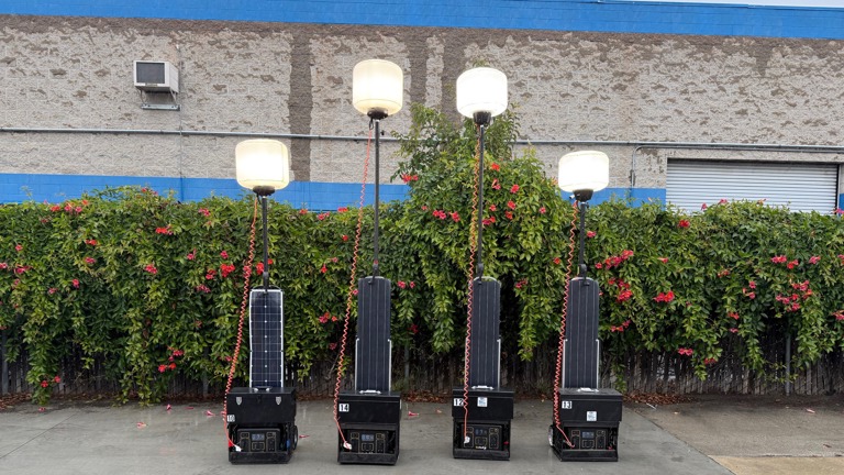 Solar light rentals 